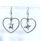 Morningstar Heart Drop Earrings