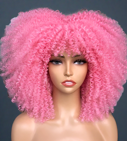 Colorful Curly Afro Wig