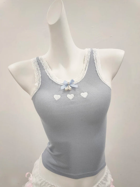 Heartstrings Lace Tank – Local Stock