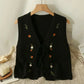 Floral Harmony Knit Vest