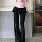Ribbonflare Ruffle Flare Pants – Local Stock