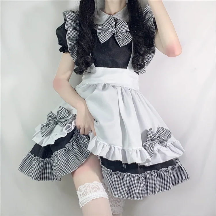 Pretty Ruffles and Bows Maid Costume Set