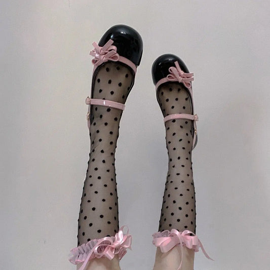Dottie Daze Bow Socks