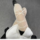 Winding Lace-Up Bow Stockings