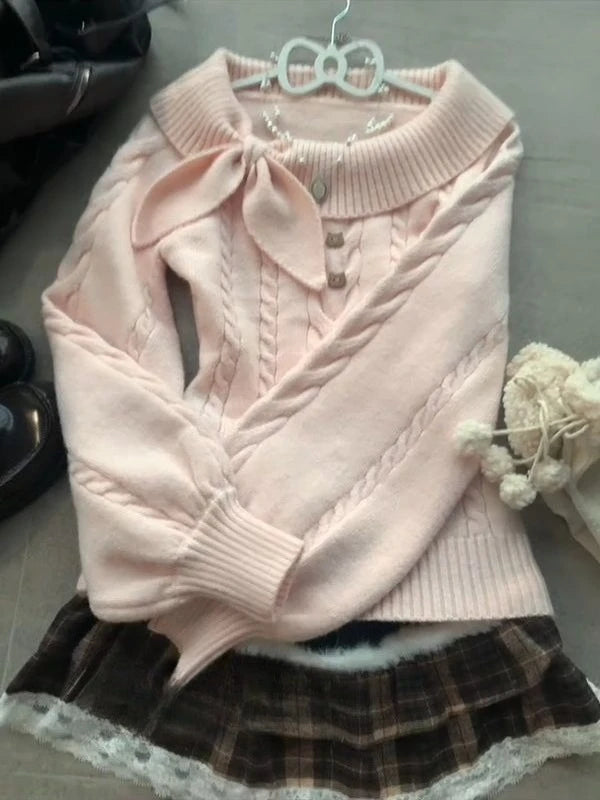 Sweetheart Charm Knit Sweater