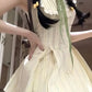 Green Ribbon Candy Delight Mini Dress