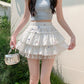 Daisy Daydream Lace Tiered Skort
