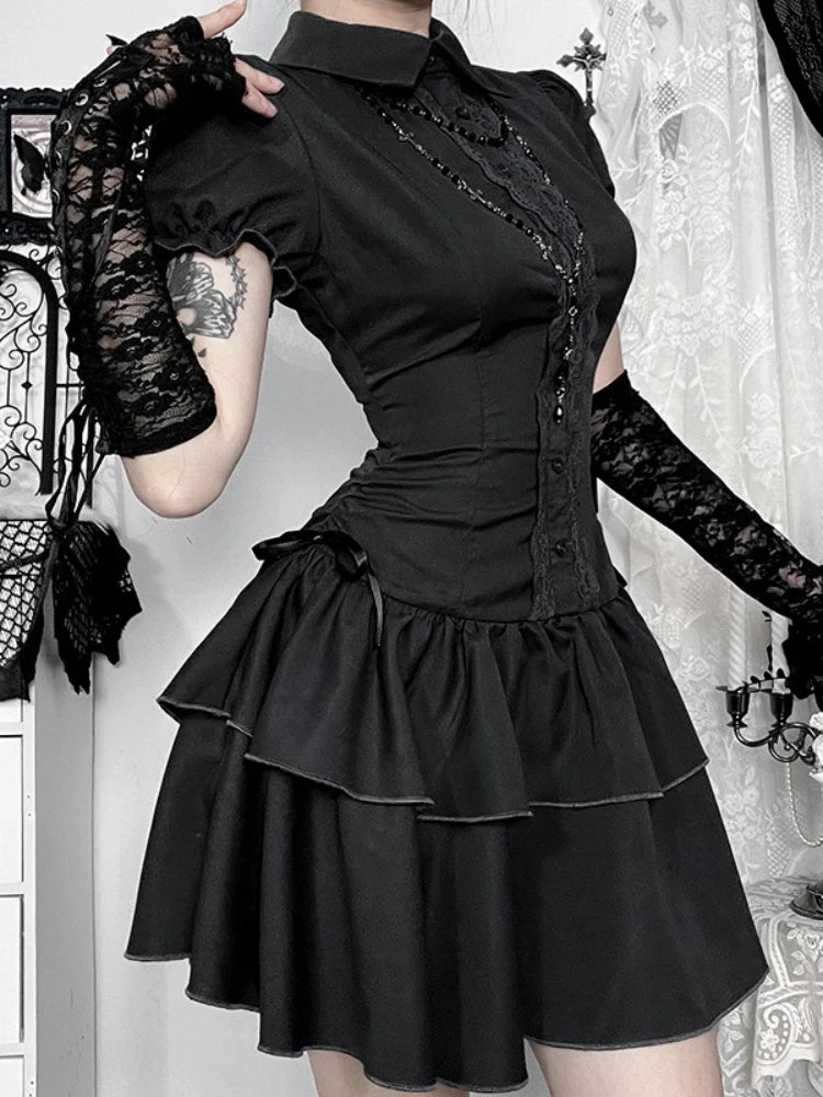 Midnight Academy Mini Dress