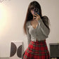 Classic Plaid Pleated Mini Skort