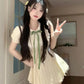 Green Ribbon Candy Delight Mini Dress