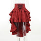 Gothic Drama High Low Skirt