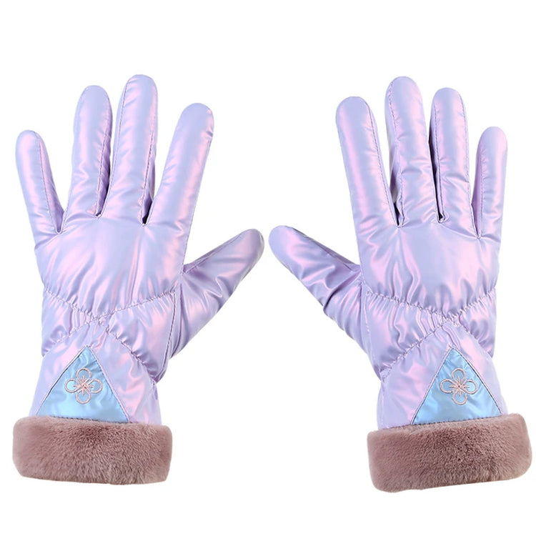 Plush Reflective Touch Screen Gloves