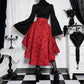 Gothic Drama High Low Skirt