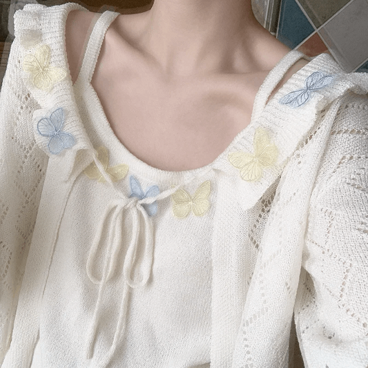 Charming Loose Lantern Sleeve Cardigan