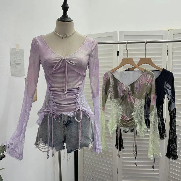 Groovy Lace Fantasy Top