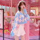 Cotton Candy Argyle Crop Sweater – Local Stock