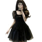 Flouncy Dark Princess Mini Dress