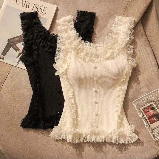 Ruffle Kiss Lacy Top