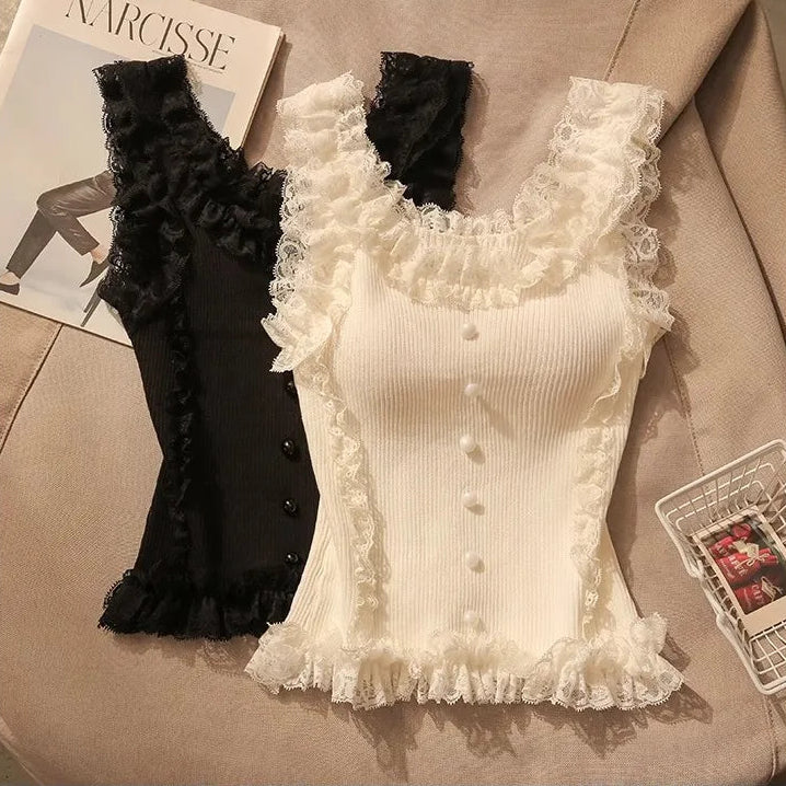 Ruffle Kiss Lacy Top