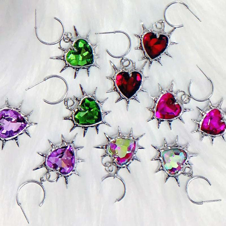 Thorns of Love Jeweled Earrings