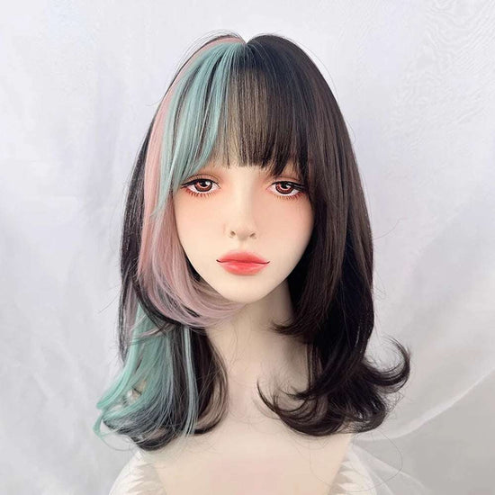 Wavy Pink Seafoam Wig