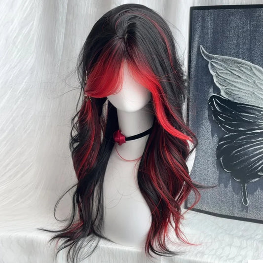 Crimson Kiss Layered Wig