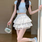 Daisy Daydream Lace Tiered Skort