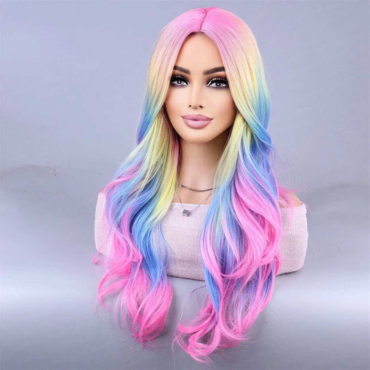 Vibrant Rainbow Wig