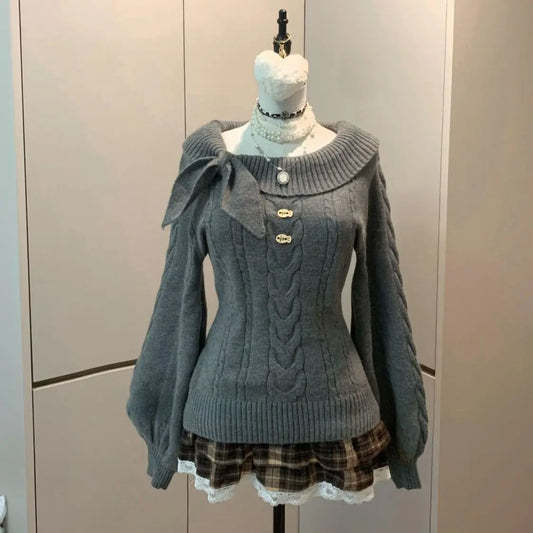 Sweetheart Charm Knit Sweater