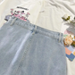 Lovable High-Waisted Party Animal Denim Shorts