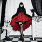 Gothic Drama High Low Skirt
