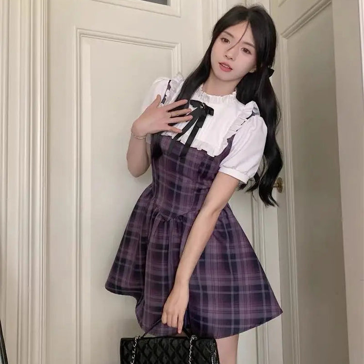 Gloaming Archivist Plaid Mini Dress – Local Stock