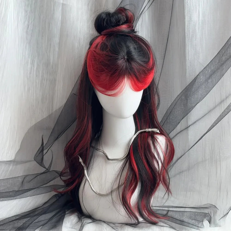 Crimson Kiss Layered Wig