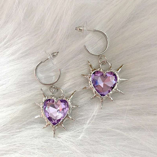 Thorns of Love Jeweled Earrings