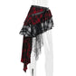 Grunge Chaos Asymmetrical Plaid Skirt