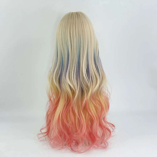 Blonde Ombre Rainbow Wig