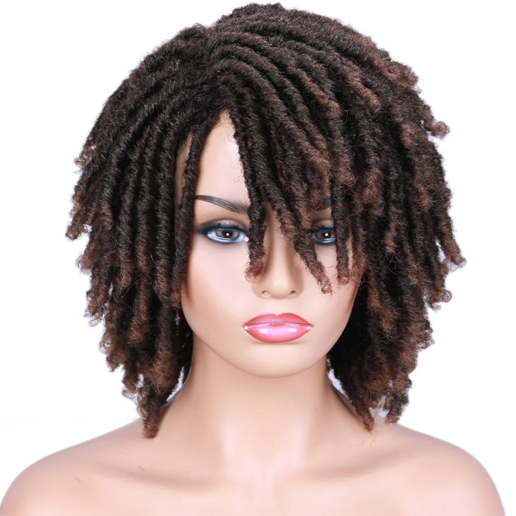 Short Faux Locs Wig