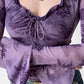 Midnight Violet Mesh Top – Local Stock