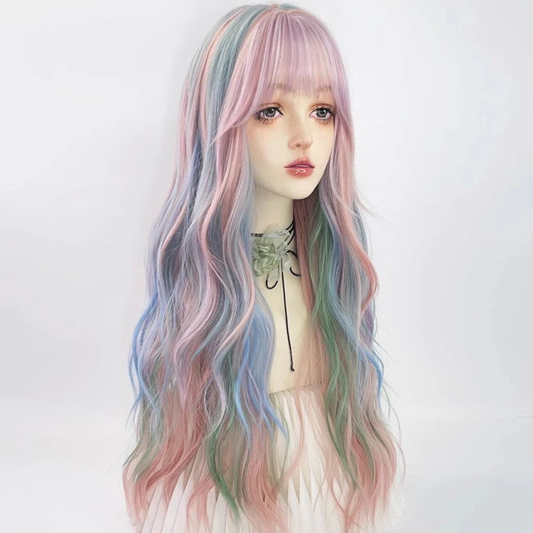 Wavy Rainbow Fairy Wig