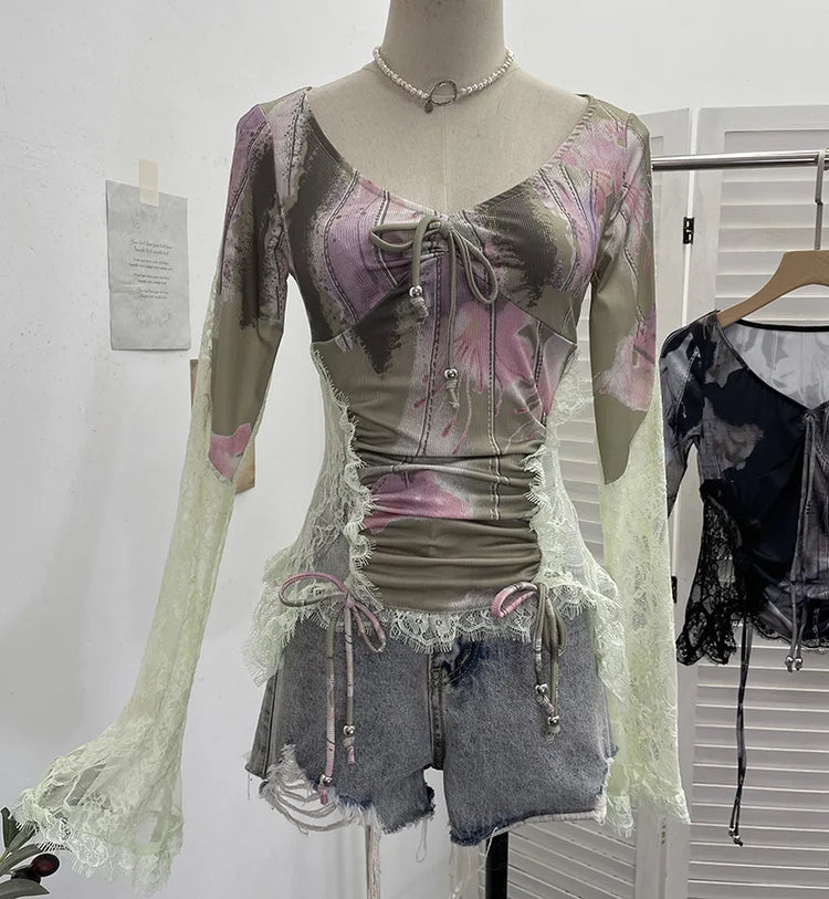 Groovy Lace Fantasy Top