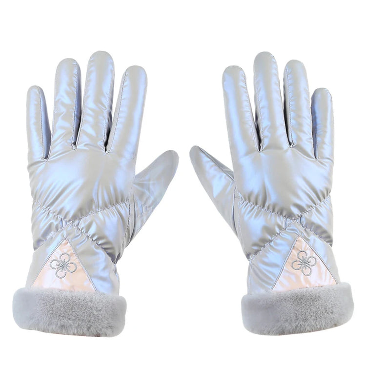 Plush Reflective Touch Screen Gloves