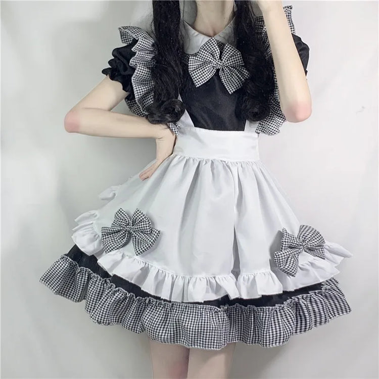 Pretty Ruffles and Bows Maid Costume Set