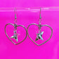 Morningstar Heart Drop Earrings