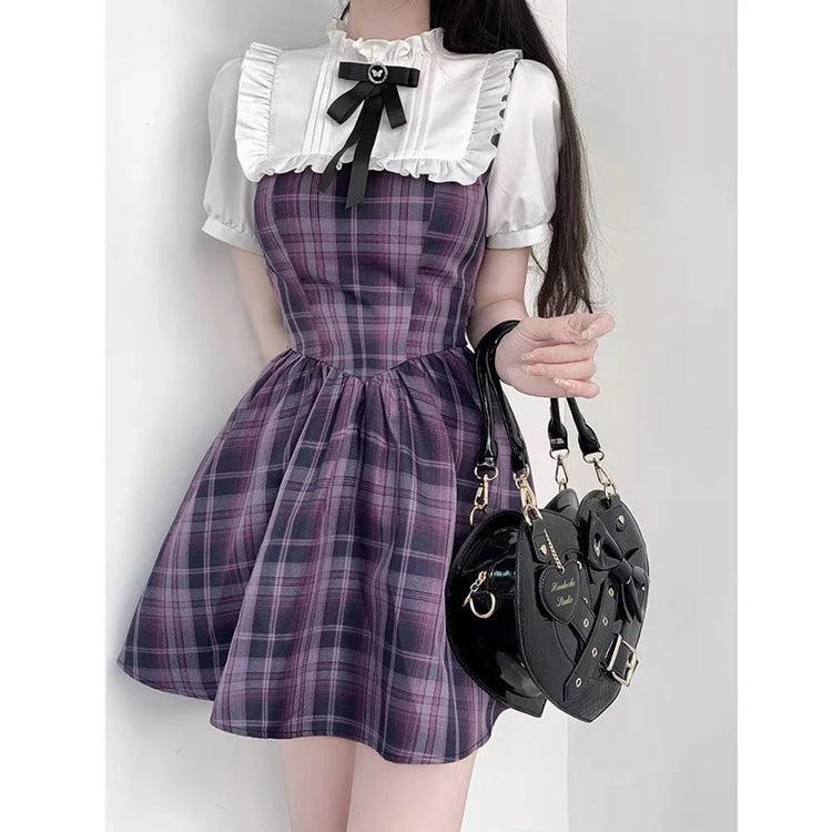 Gloaming Archivist Plaid Mini Dress – Local Stock
