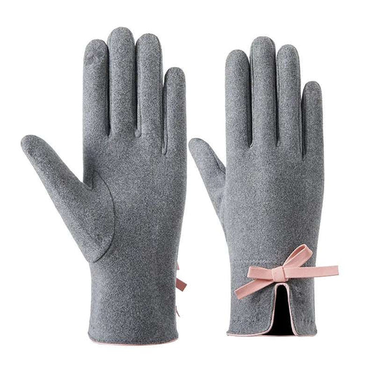 Cute Bow Touch Screen Gloves