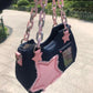 Y2K Harajuku Star Denim Chain Bag
