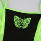 Cybergoth Butterfly Kitty Two-Piece Crop Top