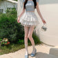 Daisy Daydream Lace Tiered Skort