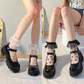 Sheer Heart Lace Ruffle Socks
