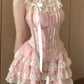 Front view of the Blushing Belle Skort Set worn by a model.